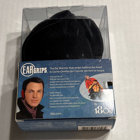 Black EAR GRIPS by 180s - One Size - Excellent Condition - Original Package - Picture 3 of 12